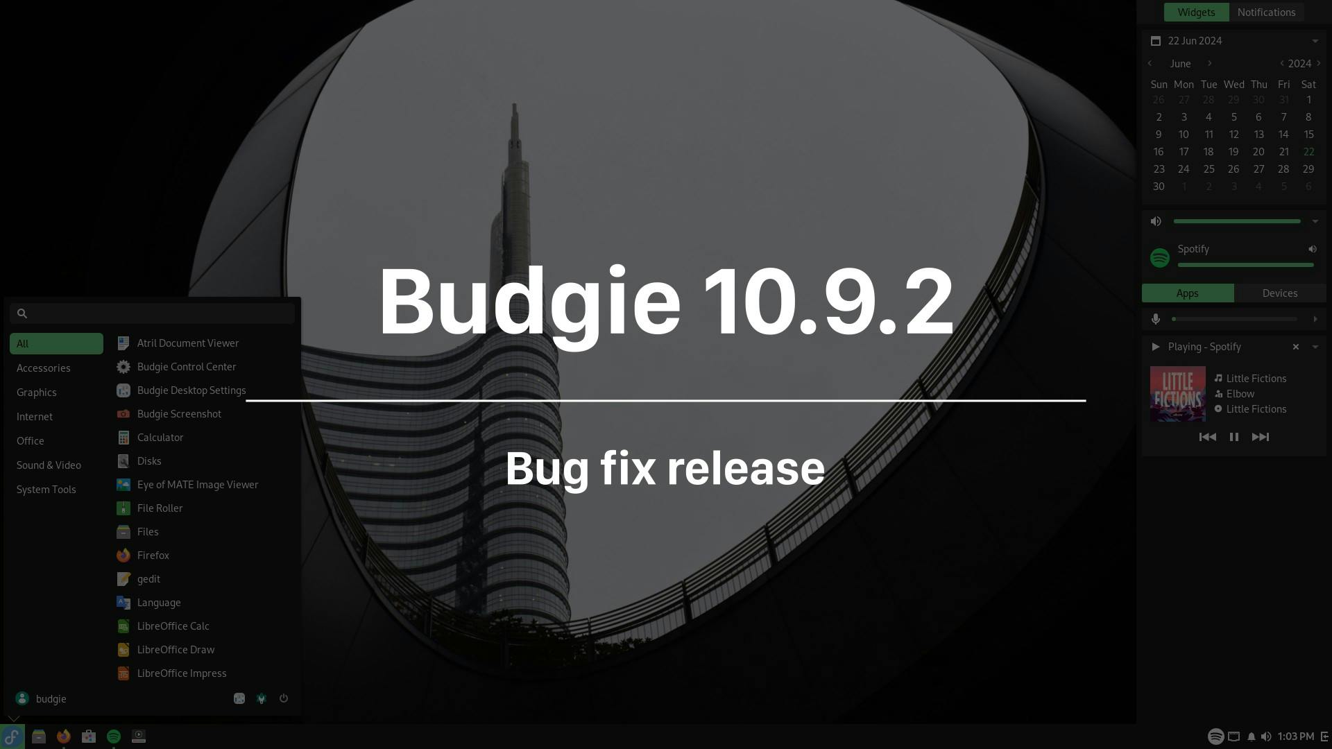 Budgie 10.9.2 Released