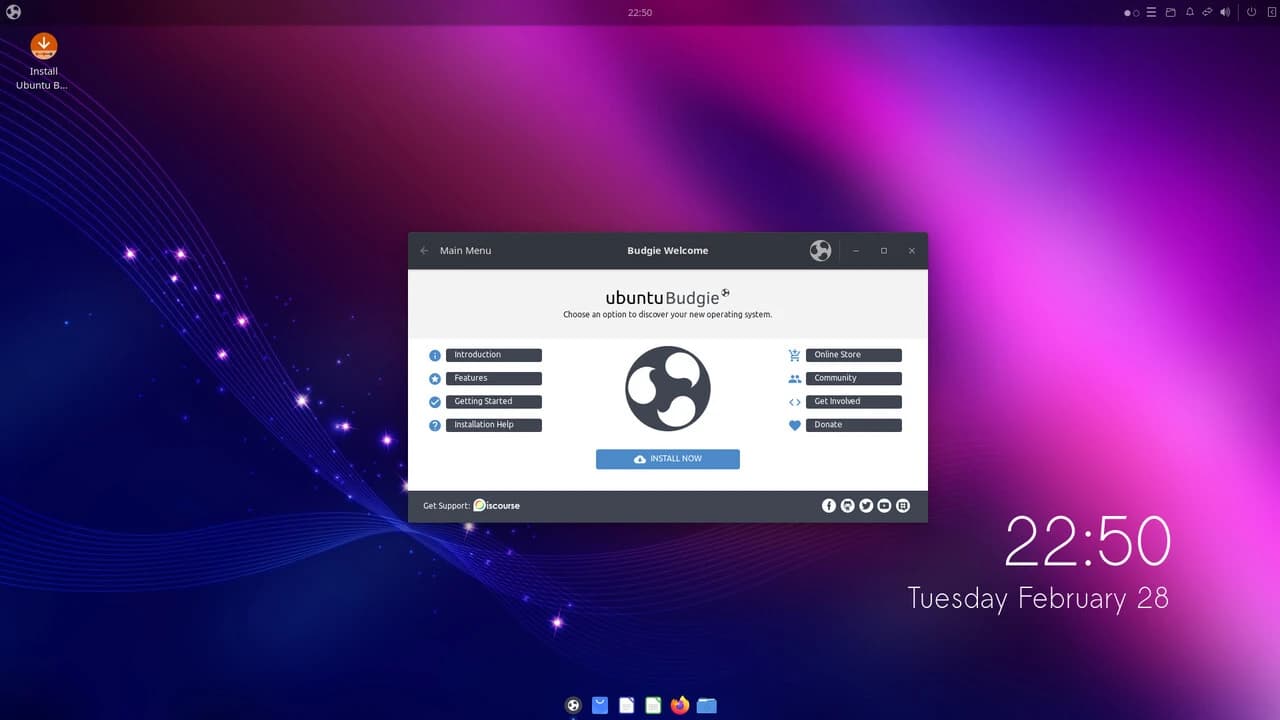 Ubuntu Budgie screenshot
