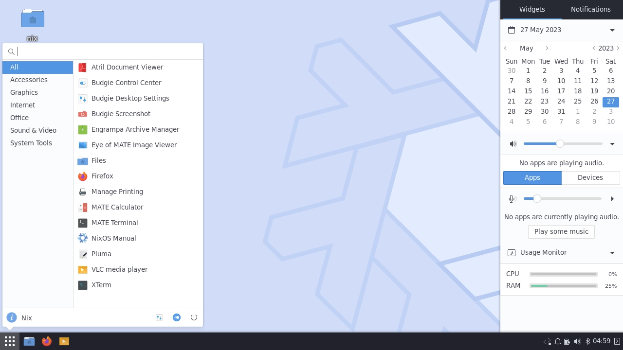 NixOS screenshot