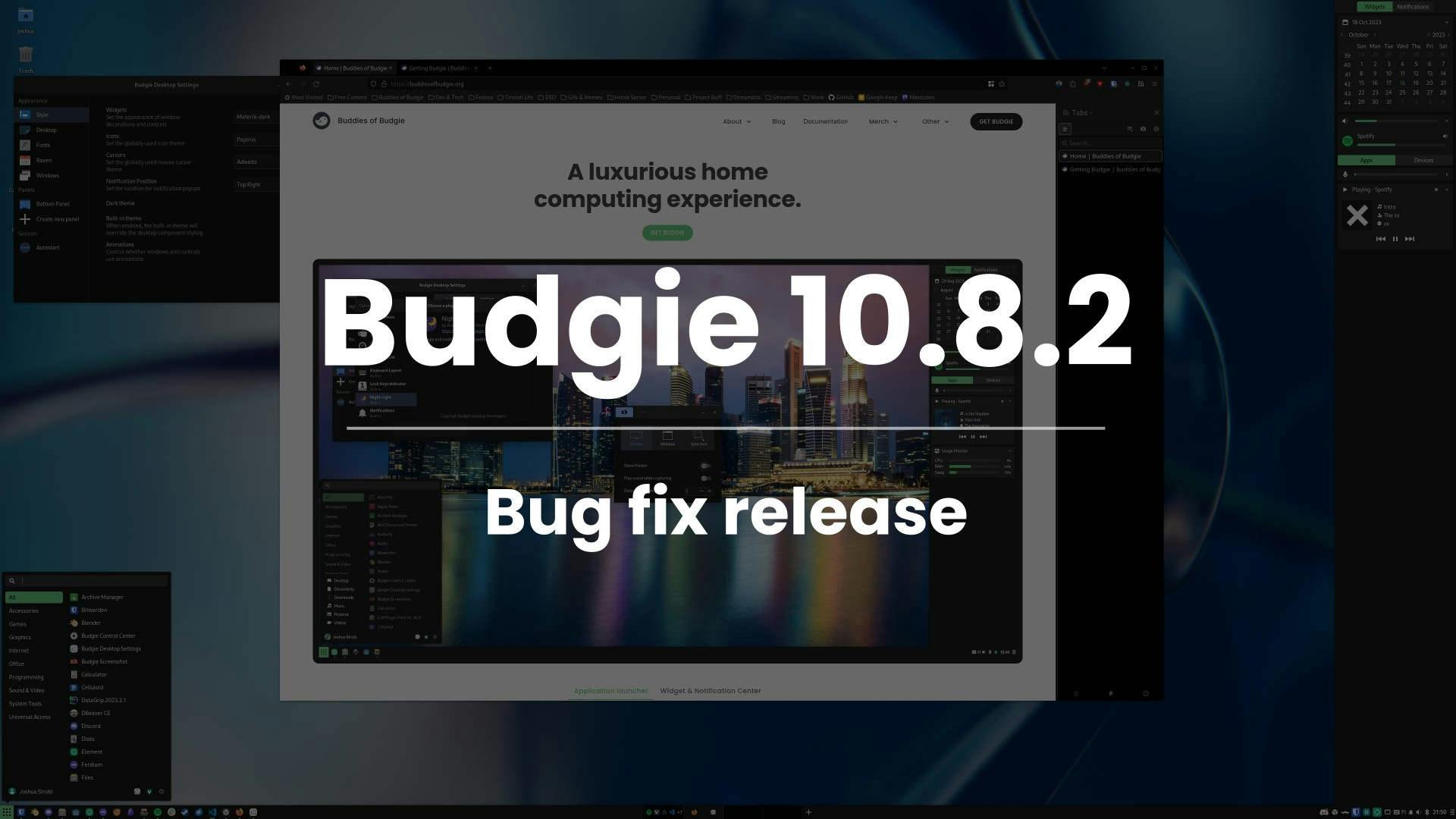 Budgie 10.8.2 Released