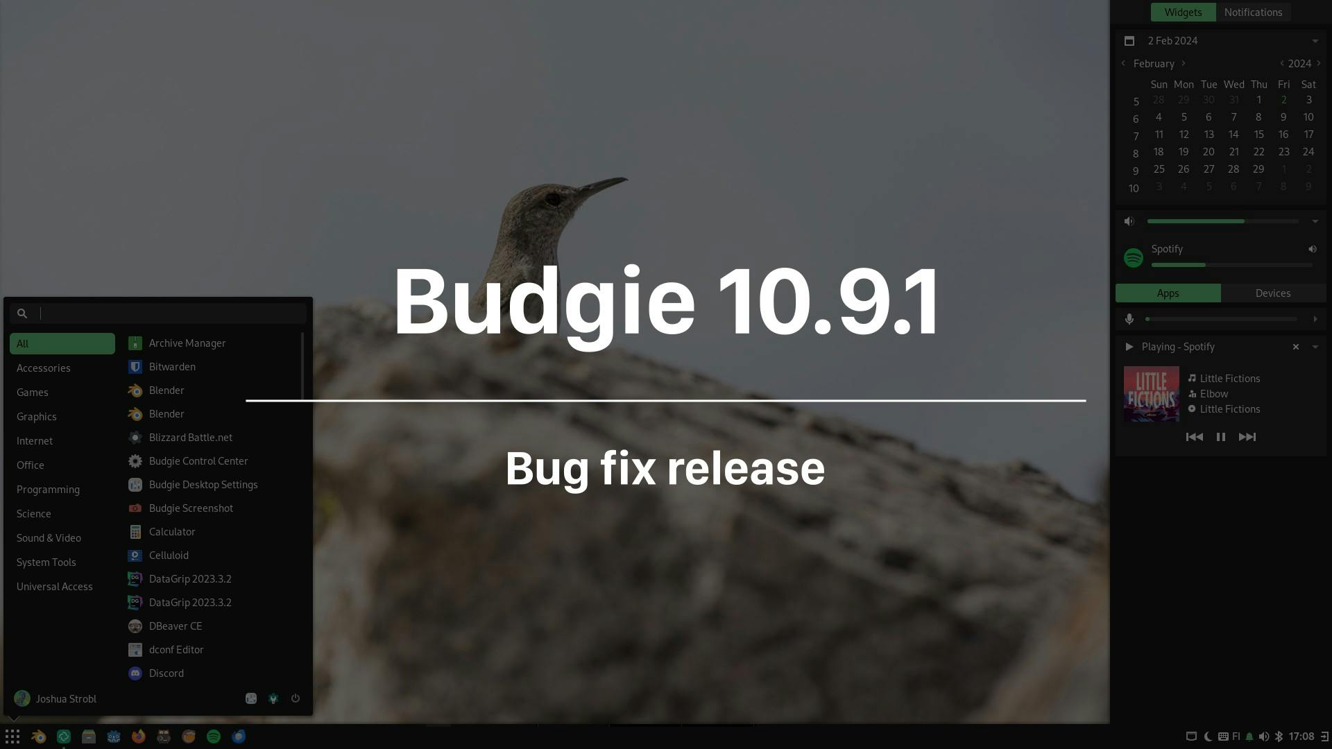 Budgie 10.9.1 Released